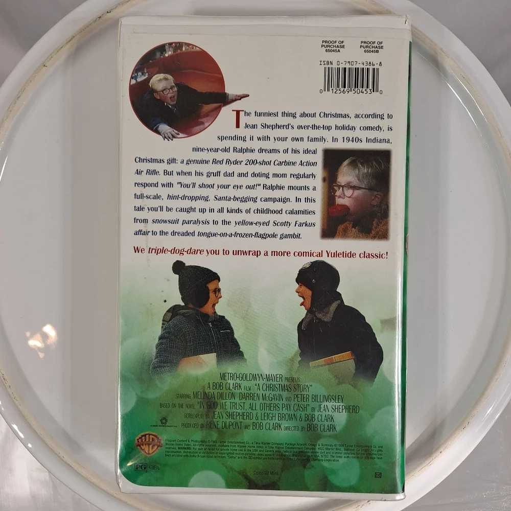 Warner Bros A Christmas Story VHS Tape